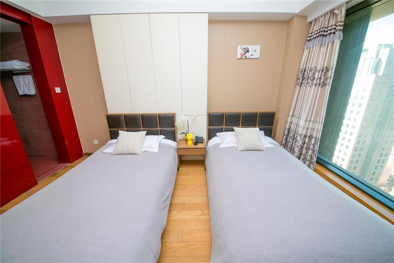 Qingdao Lejiaxuan Boutique Apartment International Convention Center Branch ภายนอก รูปภาพ